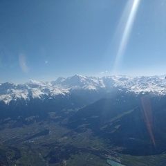 Flugwegposition um 13:21:09: Aufgenommen in der Nähe von Mals, Bozen, Italien in 2970 Meter